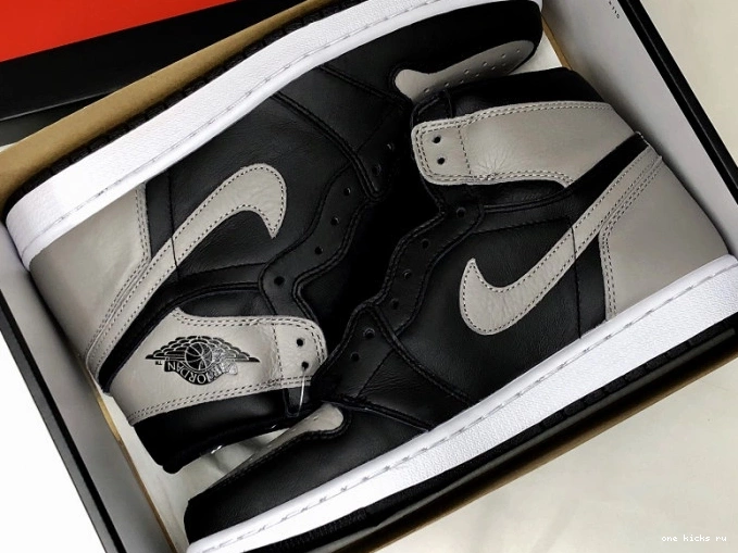 Chep Onekick Jordan Black OG 1 555088-013 High Grey Retro Air Shadow 0725